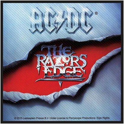 AC/DC Standard Woven Patch - The Razors Edge