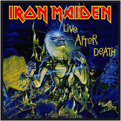 Iron Maiden Standard Woven Patch - Live After Death (Retail Pack)