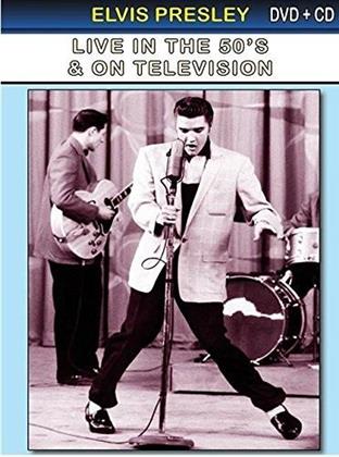 Elvis Presley - Live in the 50's & on television (n/b, DVD + CD)