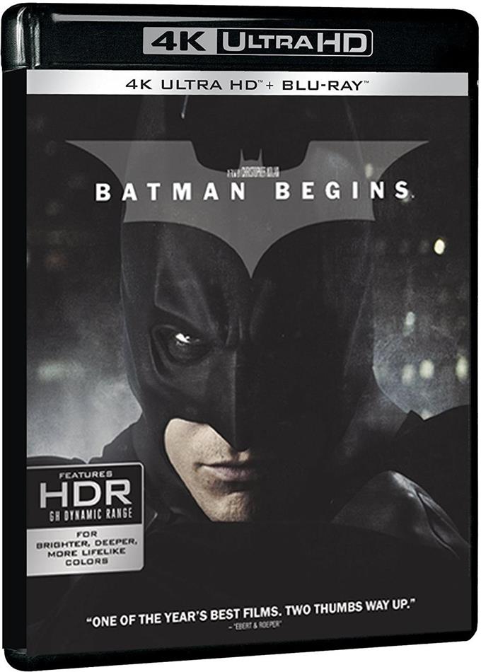 Batman Begins (2005) (4K Ultra HD + 2 Blu-ray)
