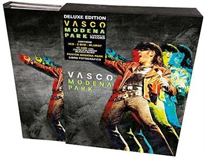 Rossi Vasco - Vasco Modena Park (Deluxe Boxset, 3 CDs + 2 DVDs + Blu-ray + Buch)