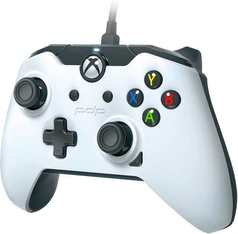 PDP XBoxOne Controller mit Kabel weiss incl. Audioanschluss CeDe.ch
