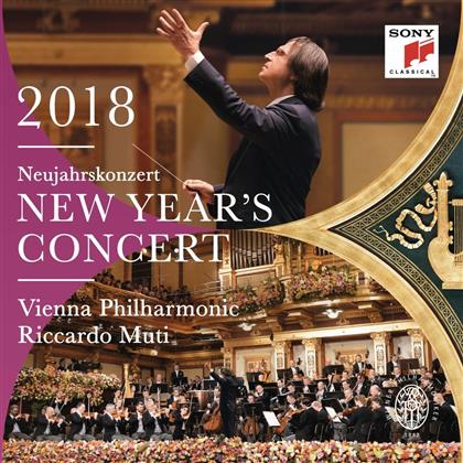 Riccardo Muti & Wiener Philharmoniker - New Years Concert 2018 (International Version, 2 CDs)