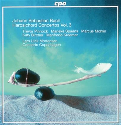 Lars Ulrik Mortensen, Johann Sebastian Bach (1685-1750) & Concerto Copenhagen - Cembalokonzerte Vol.3 - BWV 1060-1065 & BWV 1044 (2 CDs)