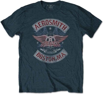 Aerosmith Unisex T-Shirt - Boston Pride (Small)