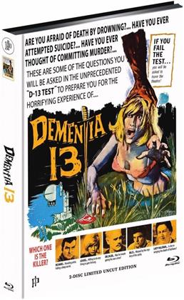 Dementia 13 (1963) (Cover B, Limited Edition, Mediabook, Uncut, Blu-ray + DVD)