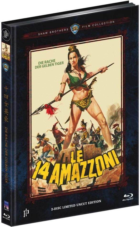 Le 14 Amazzoni - Die Rache der gelben Tiger (1972) (Cover C, Shaw Brothers Collection, Limited Edition, Mediabook, Uncut, Blu-ray + DVD)