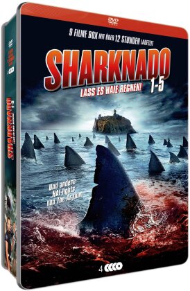 Sharknado 1-5 (Metalbox, Limited Edition, 4 DVDs)