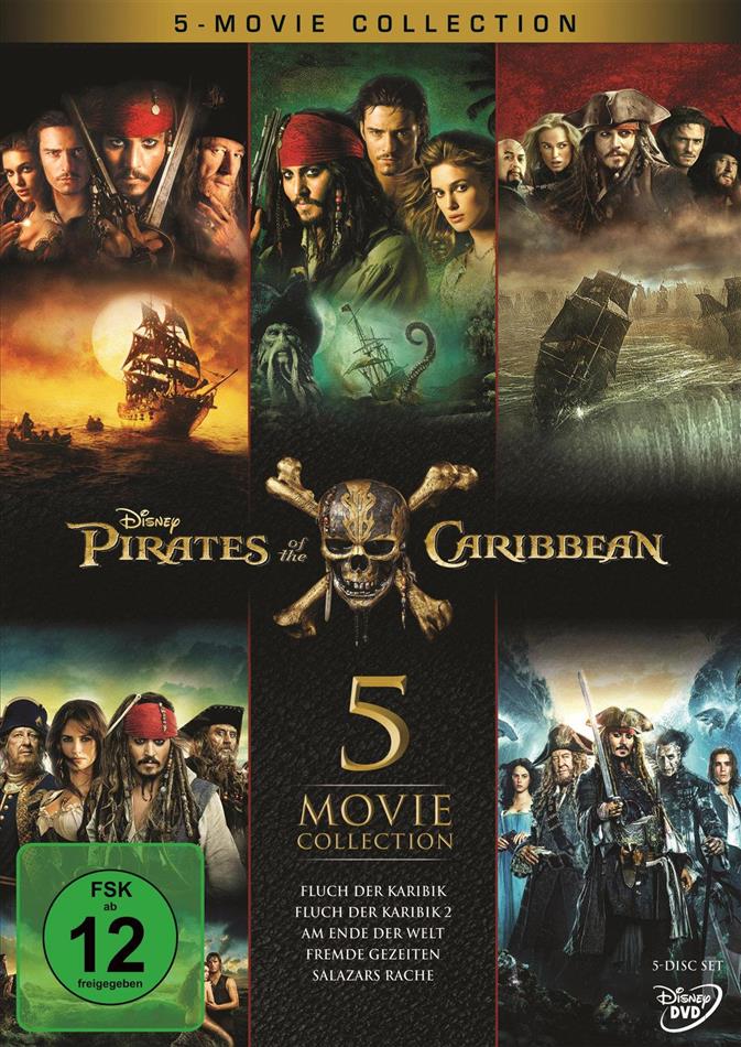Pirates of the Caribbean - 5 Movie Collection (5 DVDs)