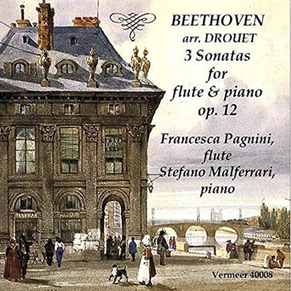 Francesca Pagnini, Stefano Malferrari & Ludwig van Beethoven (1770-1827) - 3 Sonaten Op.12