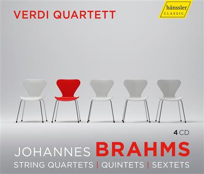 Verdi Quartett & Johannes Brahms (1833-1897) - Complete String Quartets - Sämtliche Streichquartette (4 CDs)