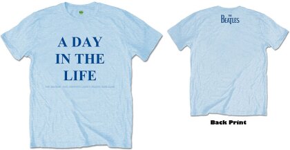 The Beatles Unisex T-Shirt - A Day in the Life (Back Print)