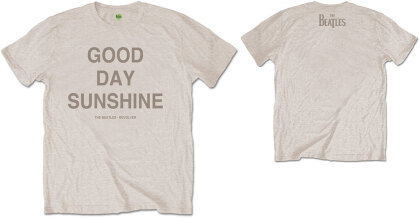 The Beatles Unisex T-Shirt - Good Day Sunshine (Back Print) - Grösse XL