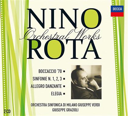Nino Rota (1911-1979), Giuseppe Grazioli & Orchestra Sinfonica di Milano Giuseppe Verdi - Orchestral Works Vol.6 (2 CDs)