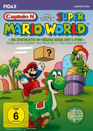 Captain N and the new Super Mario World - Die komplette Serie (Pidax Animation, 2 DVD)
