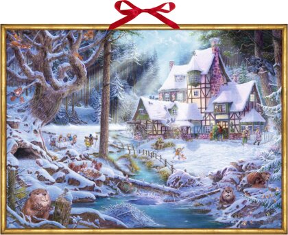 Weihnachten auf dem Mühlenhof - Wand-Adventskalender