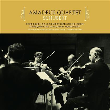 Amadeus Quartet & Franz Schubert (1797-1828) - String Quartet No. 14 In D Major, String Quartet No. 12 in C Minor (LP)