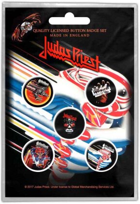 Judas Priest Button Badge Pack - Turbo