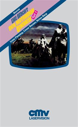 Die Nacht der reitenden Leichen - Teil 1 (1972) (VHS-Edition, Grosse Hartbox, Édition Limitée, Uncut)