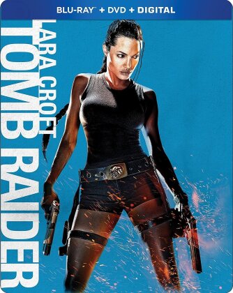 Lara Croft: Tomb Raider (2001) (Limited Edition, Steelbook, Blu-ray + DVD)