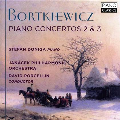 Sergei Bortkiewicz 1877-1952, David Porcelijn, Stefan Doniga & Janacek Philharmonic Orchestra - Klavierkonzerte 2 & 3