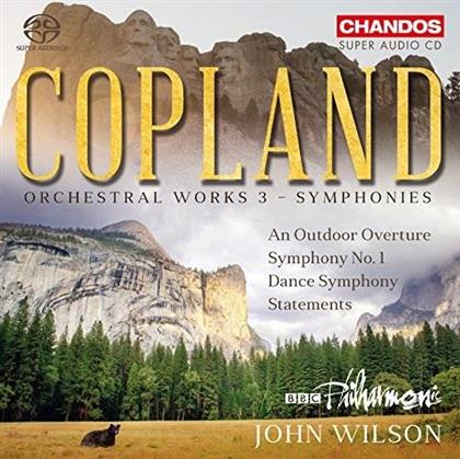Aaron Copland (1900-1990), John Wilson & BBC Philharmonic - Orchesterwerke 3 - Symphonies (Hybrid SACD)