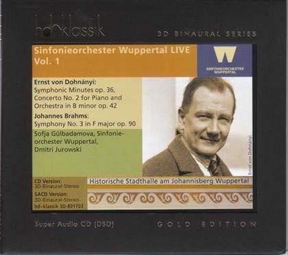 Ernst (Ernö) von Dohnanyi (1877-1960), Johannes Brahms (1833-1897), Dmitri Jurowski & Sinfonieorchester Wuppertal - Sinfonieorchester Wuppert (Hybrid SACD)