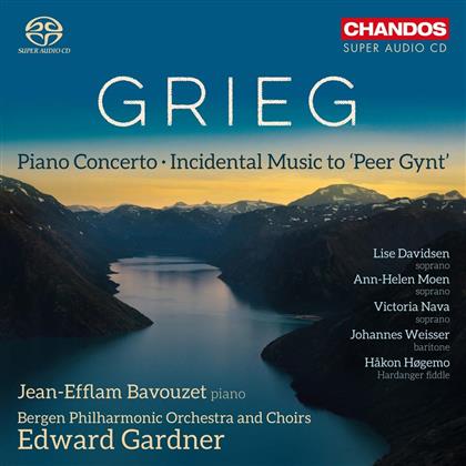 Lise Davidsen, Ann-Helen Moen, Johannes Weisser, Jean-Efflam Bavouzet, Edvard Grieg (1843-1907), … - Incidental Music To Peer Gynt Op. 23/Klavierkozert Op. 16 (Hybrid SACD)