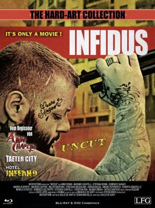Infidus (2015) (The Hard-Art Collection, Cover A, Edizione Limitata, Mediabook, Uncut, Blu-ray + DVD)
