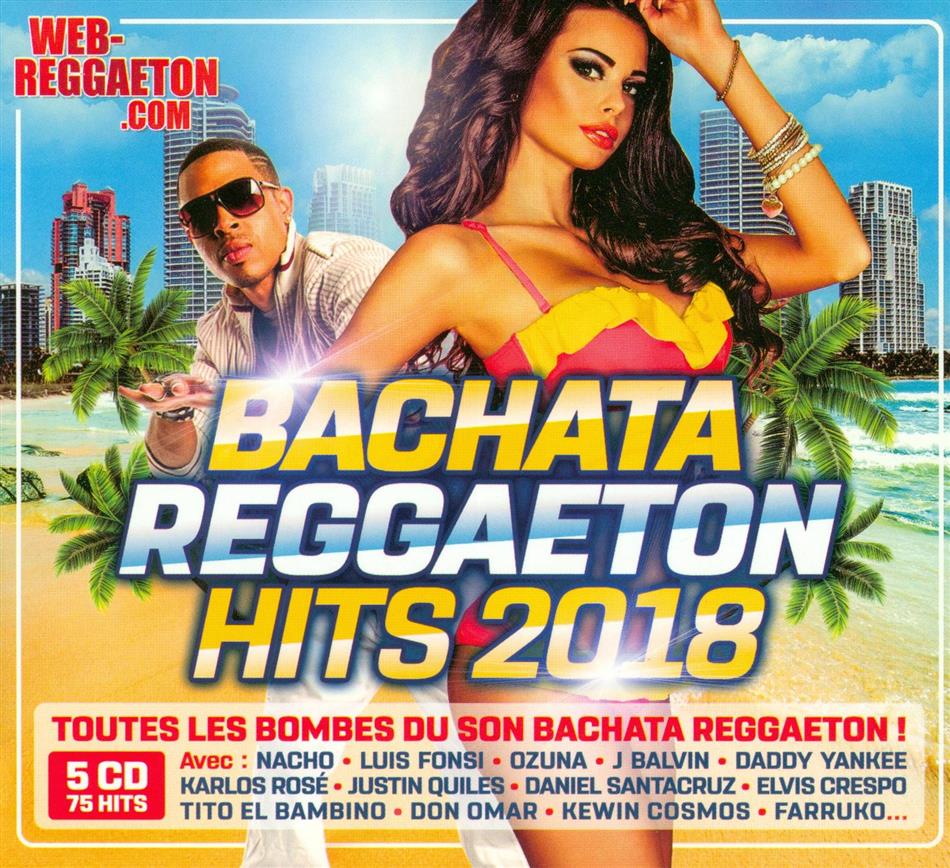 Bachata Reggaeton Hits 2018 (5 CDs)