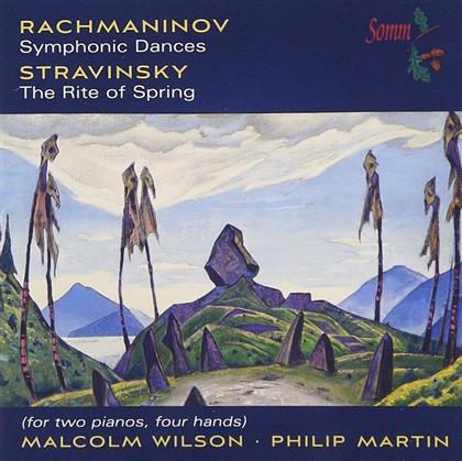 Malcolm Wilson, Philip Martin, Sergej Rachmaninoff (1873-1943) & Igor Strawinsky (1882-1971) - Symphonic Dances Op.45 / The Rite Of Spring - Arr. Für 2 Klaviere