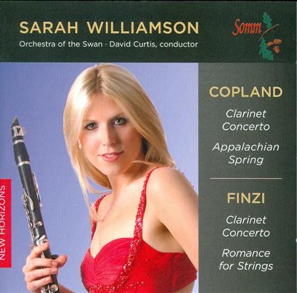 Sarah Williamson, Aaron Copland (1900-1990), Gerald Finzi (1901-1956), David Curtis & Orchestra of the Swan - Clarinet Concertos / Appalachian Spring