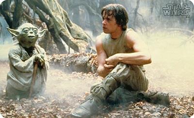 Schneidebrett - Star Wars - Luke and Yoda