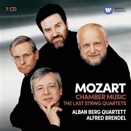 Alban Berg Quartett, Alfred Brendel & Wolfgang Amadeus Mozart (1756-1791) - Chamber Music - The Last String Quartets (7 CDs)