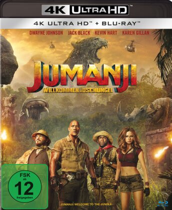 Jumanji - Willkommen im Dschungel (2017) (4K Ultra HD + Blu-ray)