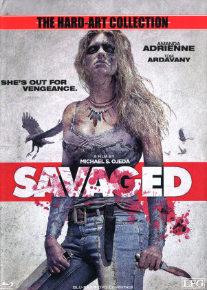 Savaged (2013) (Cover B, The Hard-Art Collection, Édition Limitée, Mediabook, Uncut, Blu-ray + DVD)