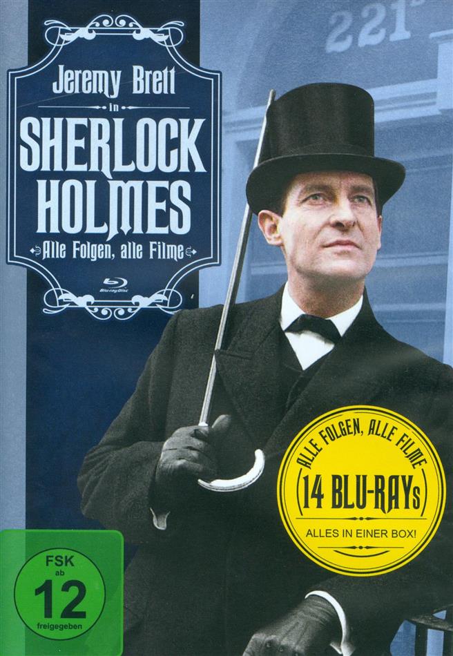 Sherlock Holmes - Alle Folgen, alle Filme (14 Blu-rays)
