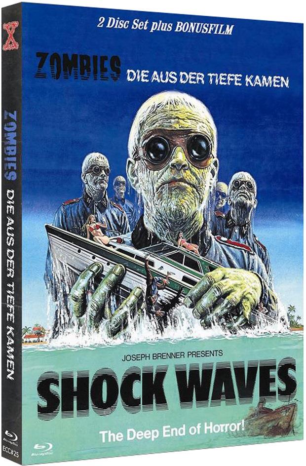 Shock Waves - Zombies die aus der Tiefe kamen (1977) (Eurocult Collection, Cover B, Limited Edition, Mediabook, Uncut, 2 Blu-rays)