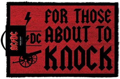 AC/DC: For Those About To Knock - Fussmatte