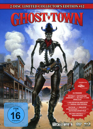 Ghost Town (1988) (Cover B, Édition Collector, Édition Limitée, Mediabook, Uncut, Blu-ray + DVD)