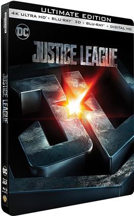 Justice League (2017) (Édition Limitée, Steelbook, 4K Ultra HD + Blu-ray 3D + Blu-ray)