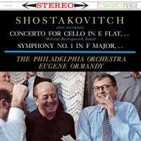 Mstislav Rostropovitsch, Dimitri Schostakowitsch (1906-1975), Eugène Ormandy & Philadelphia Orchestra - Concerto For Cello / Symphonie Nr. 1 (LP)