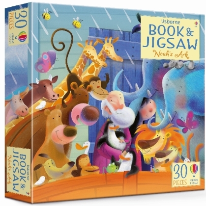 Noah's Ark, jigsaw - w. picture book