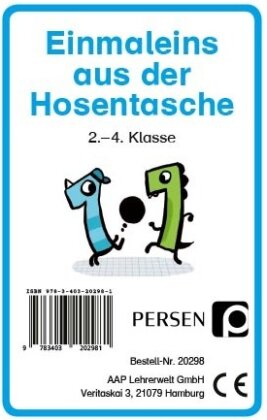 Einmaleins aus der Hosentasche - Kartenspiel