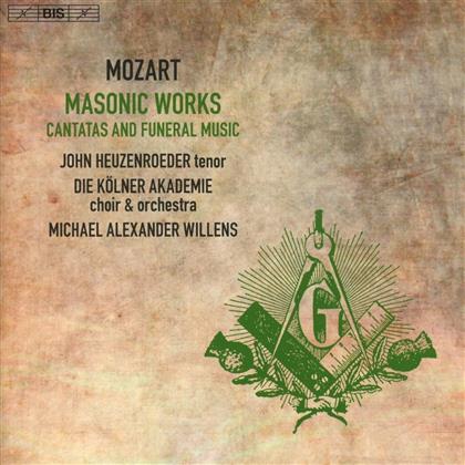 Die Kölner Akademie, Wolfgang Amadeus Mozart (1756-1791), Michael Alexander Willens & John Heuzenroeder - Masonic Works - Cantatas And Funeral Music (SACD)