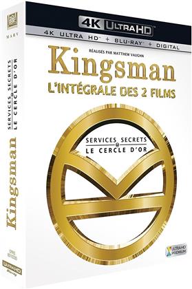 Kingsman: L'Intégrale des 2 films - Services secrets / Le cercle d'or (2 4K Ultra HDs + 2 Blu-rays)