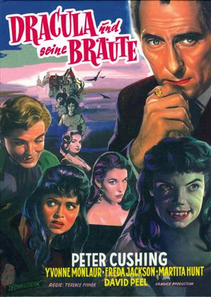 Dracula und seine Bräute (1960) (Cover B, Limited Edition, Mediabook, Uncut, Blu-ray + DVD)