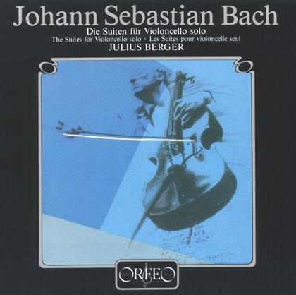 Johann Sebastian Bach (1685-1750) & Julius Berger - Die Suiten Fur Violoncello Solo - 26.-28.9.1984, 28.-30.11.1984 (2 CDs)