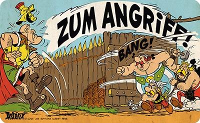 Schneidebrett - Asterix - Zum Angriff!