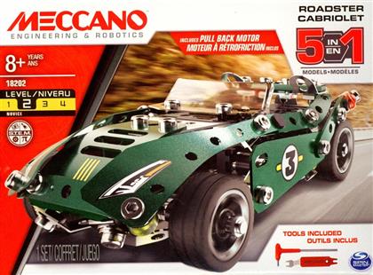 Meccano - 5 Multimodell Set Pull Back Car